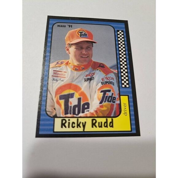 Vintage 1991 Maxx Ricky Rudd #5 Race Car Nascar Trading Card - Picture 1 of 2
